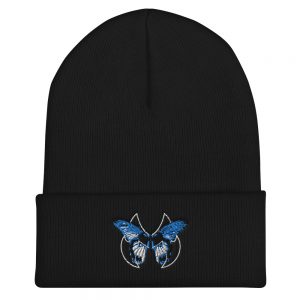 Merc Butterfly Beanie (Blue)